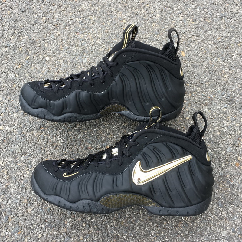 Authentic Nike Air Foamposite Pro “Black - Metallic Gold”